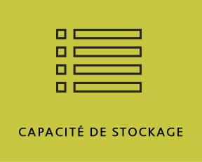 Protransfert icône Capacité de stockage